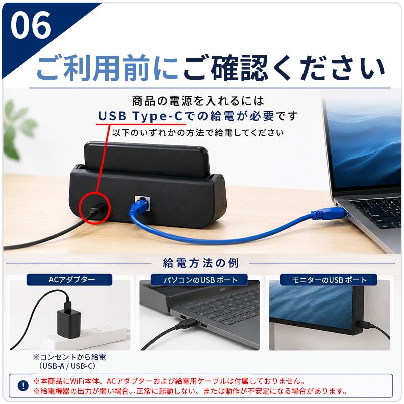 Speed Wi-Fi DOCK 5G 01+ACアダプター スタンドのみ】Speed Wi-Fi DOCK 5G 01 専用ドック スタンド 有線LAN