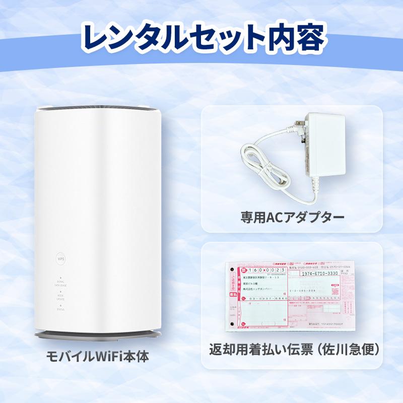 ホームルーター レンタル 無制限 Wi-Fi 7日 1週間 wimax 5G対応 L13