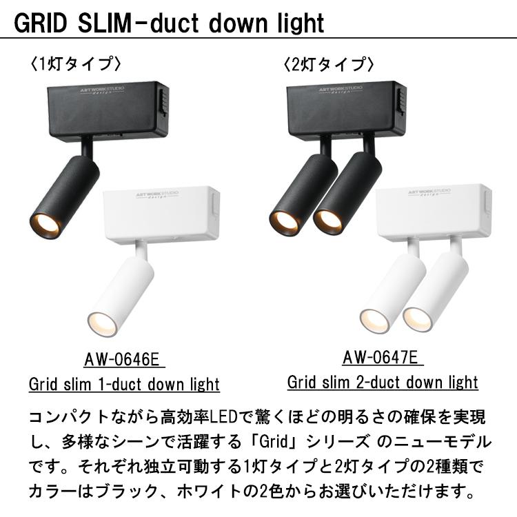 Grid slim 2-duct down light グリッドスリム2ダクトダウンライト 内臓