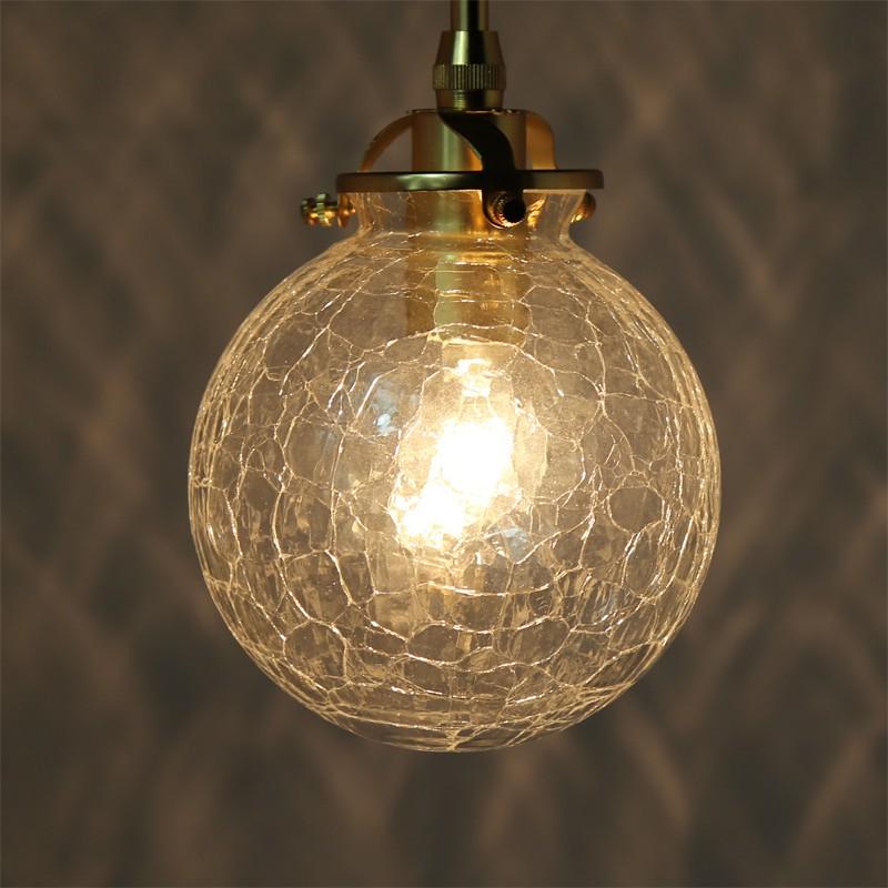 アンティークスタイル 割れガラス ペンダントライト : NITTO