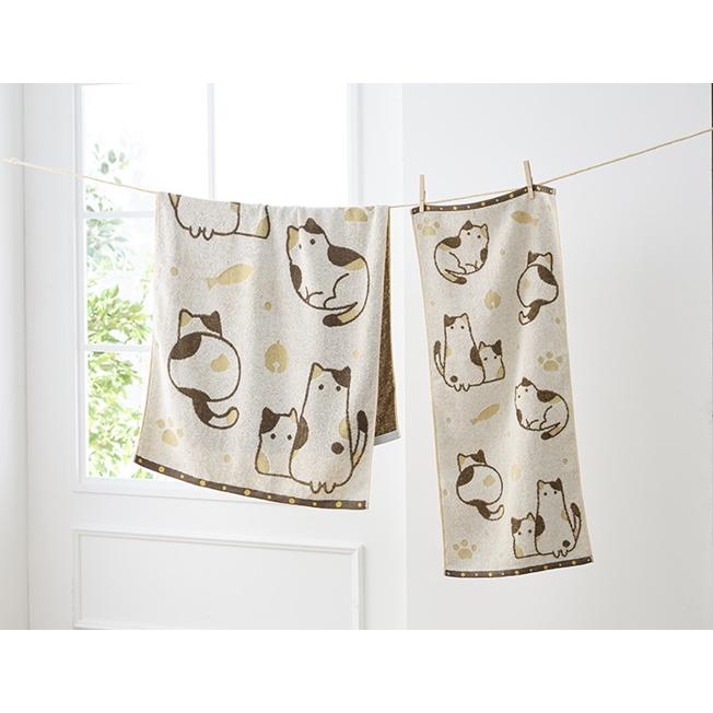 今治タオル（imabari towel） ブランド 日本製 綿100% 三毛猫 バス