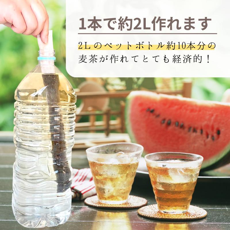 麦茶 ペットボトル用 あらびき麦茶 15g×10本  水分補給 熱中症 対策 1本で2L作れる 簡単 便利  茶 ニットーリレー 日東食品工業｜nittourelay｜05