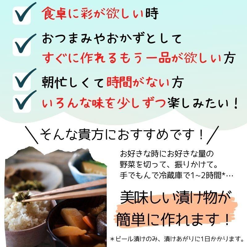 すぐ漬けアソートC　秋冬のこだわりセット 8種類 21袋入り (6)(0) ネコポス便 送料無料 粉末タイプ 浅漬け 漬物 食べ比べ 食べくらべ｜nittourelay｜03