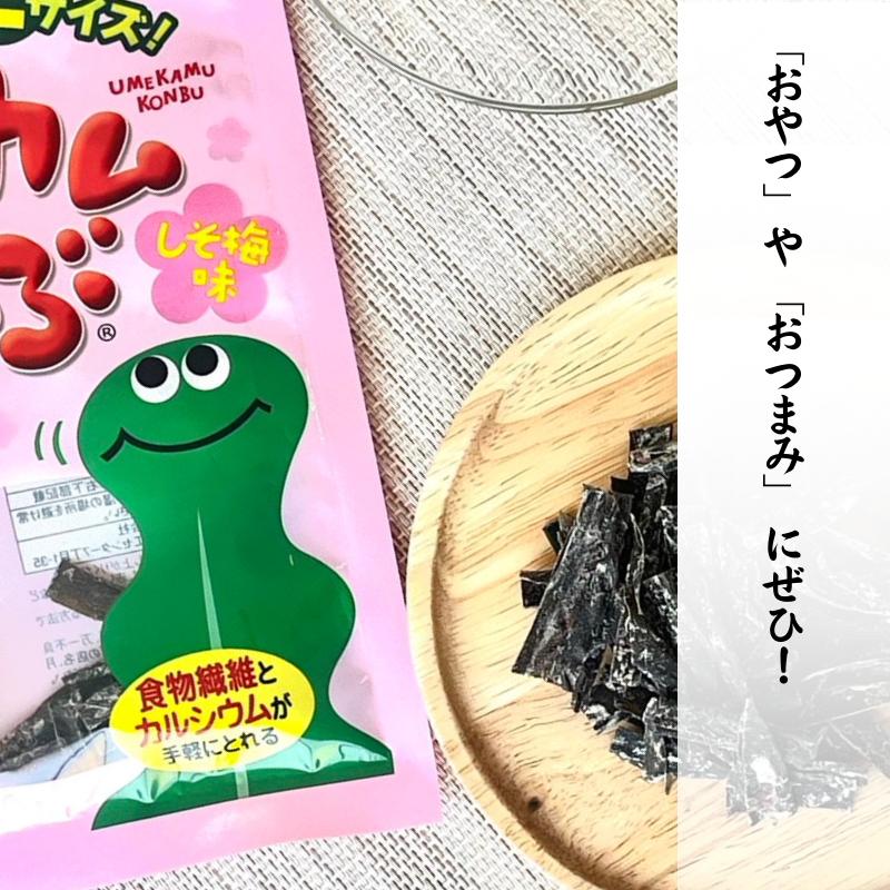 梅カムこんぶ しそ梅味 Lサイズ 30g×3個セット 上田昆布 (0) メール便