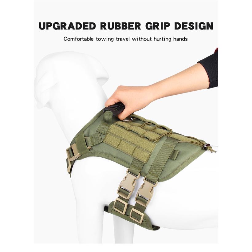 犬 ハーネス 中型犬 大型犬 胴輪 犬ハーネス ミリタリー 訓練 軍用