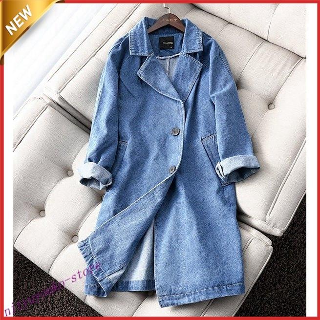 人気ランキング デニムコート レディース ロングコート チェスターコート 大きいサイズ カジュアル 秋 春 大人 上品 ゆったり ジャケット Fitnvs One Leaf 通販 Yahoo ショッピング