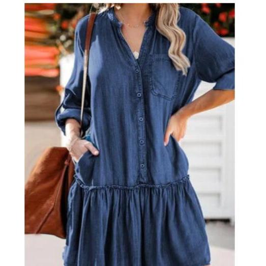 デニム コート レディース ロングコート チェスターコート 大きいサイズ フリル カジュアル 秋 春 大人 上品 ゆったり ジャケット Fitnvs One Leaf 通販 Yahoo ショッピング