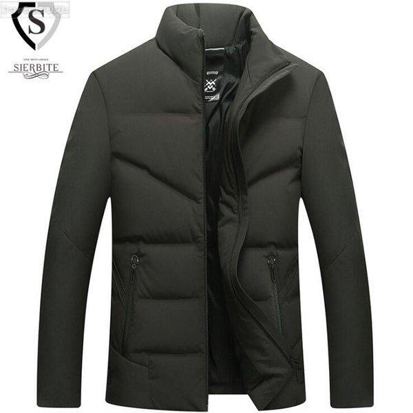 ダウンコート メンズ スタンドカラー ブルゾン ダウン90% アウター ダウンジャケット ダウン コート 軽量 モッズコート ジャンパー コート