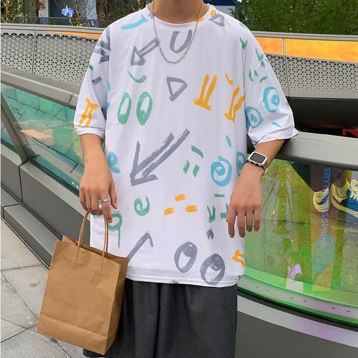 Tシャツ メンズ 半袖 イラストtシャツ ビッグシャツ トップス シンプル カジュアル おしゃれ 夏 夏服 通学 代引不可 Fsunans One Leaf 通販 Yahoo ショッピング