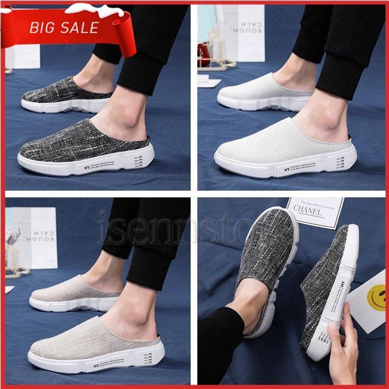 かかとなし スニーカーサンダル メンズ リネン 亜麻 カジュアルシューズ 軽量 ローカット通気性 おしゃれ 春夏 スリッパ サボサンダル Iseiar One Leaf 通販 Yahoo ショッピング