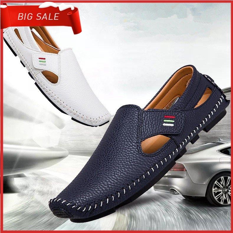 高額売筋 メンズ スリッポン レザー靴 モカシン カジュアル メッシュ 通気性 デッキシューズローファー 夏ファッション 通勤 ビジネス ドライビングシューズ