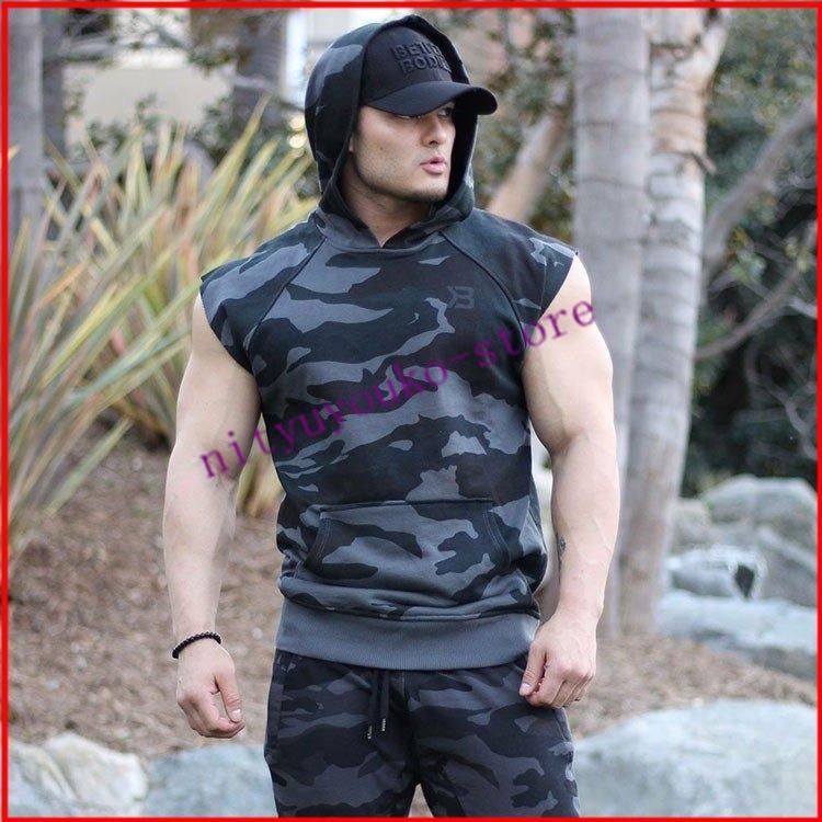 メンズファッション フラワーオブライフ タンクトップ メンズ ノースリーブ フード 付き トップス パーカー スウェット 迷彩柄 カジュアル スポーツ トレーニングウェア ジム 運動 Zhkjbz9udm Bountyictventures Com