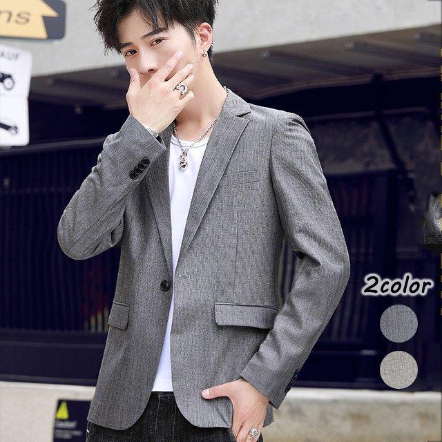 カジュアル テーラードジャケット メンズ グレー 長袖 7分袖 春 夏 秋 無地 ジャケット ブレザー 通勤 ビジネス スーツジャケット 大きいサイズ Nit Kitoya One Leaf 通販 Yahoo ショッピング