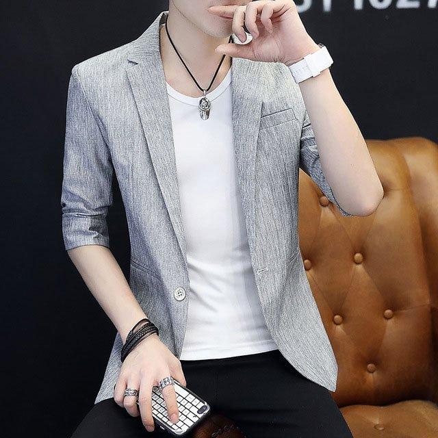 名入れ無料 ジャケット 7分袖 テーラードジャケット メンズ 夏 サマージャケット 7分袖 テーラードジャケット メンズ 夏 サマージャケット ホワイト ブレザー 薄手 ジャケット カジュアル ブラック 通勤 就職活動 Www Threeriversofs Com