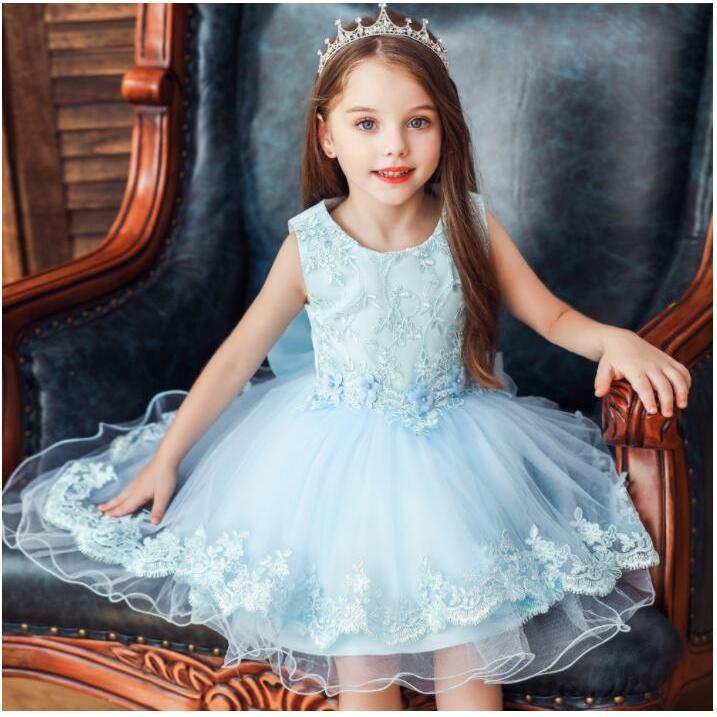 子供ドレス ブルー ショート丈 可愛い ドレス 女児 1 フラワー お洒落 キッズドレス 七五三 ピアノ発表会ドレス フォーマル ステージ衣装 Nit Kitoya One Leaf 通販 Yahoo ショッピング