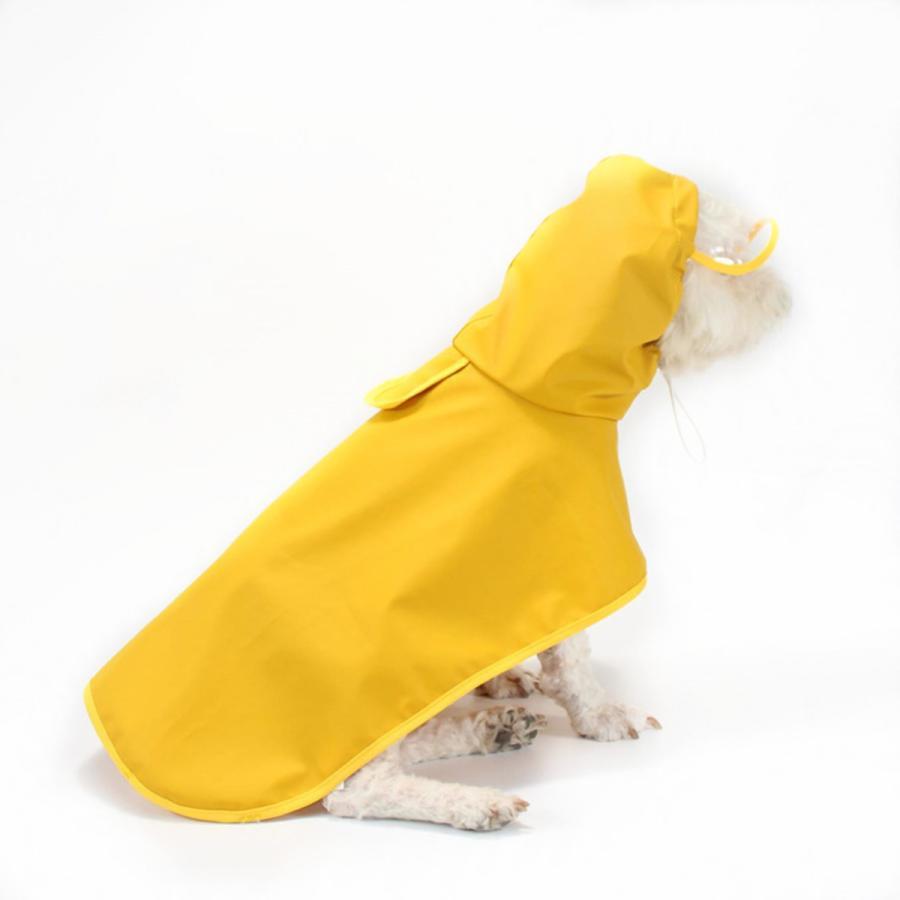 犬用レインコート 犬レインコート ポンチョ型 ドッグウェア 犬カッパ 雨具 腹当て 透明フード付き ダックスフント 雨対策 散歩 6XL~8XL｜nityuyouko-store｜03