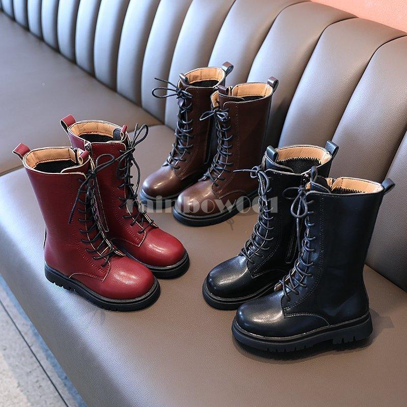 編み上げ キッズ ブーツ ロングブーツ 女の子 ハーフ ブーツ 子供 レースアップブーツ 袴 長靴 おしゃれ 子供ブーツ 防滑 可愛い 通学 通園 Riwrx One Leaf 通販 Yahoo ショッピング