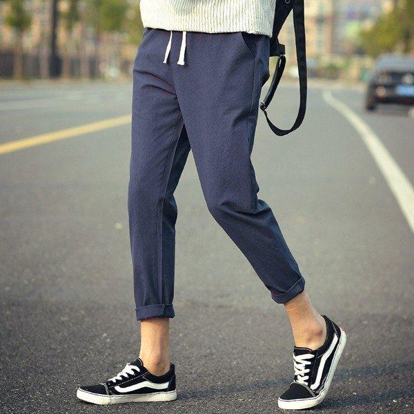 クロップドパンツ アンクルパンツ 人気ブランド多数対象 メンズ テーパードアンクルパンツ7分丈 スキニー パンツ スキニーパンツ チノ チノパン テーパードパンツ 夏服