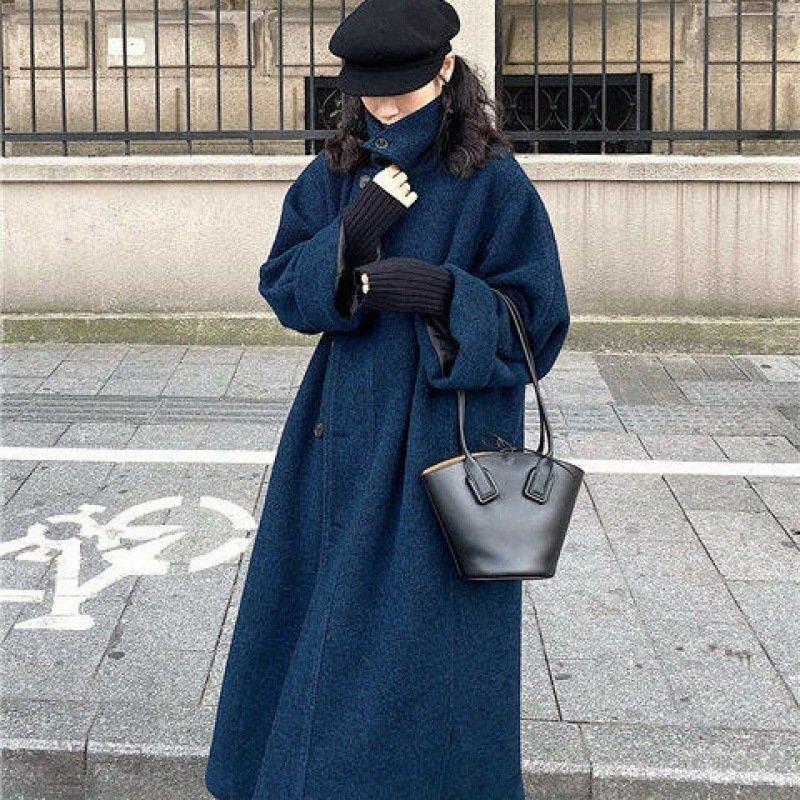 21年レディースファッション福袋 チェスターコート レディース 秋冬 40代 ロング丈 ラシャコートひざ下 厚手オーバー ゆったりアウター 通勤 着痩せ オシャレ