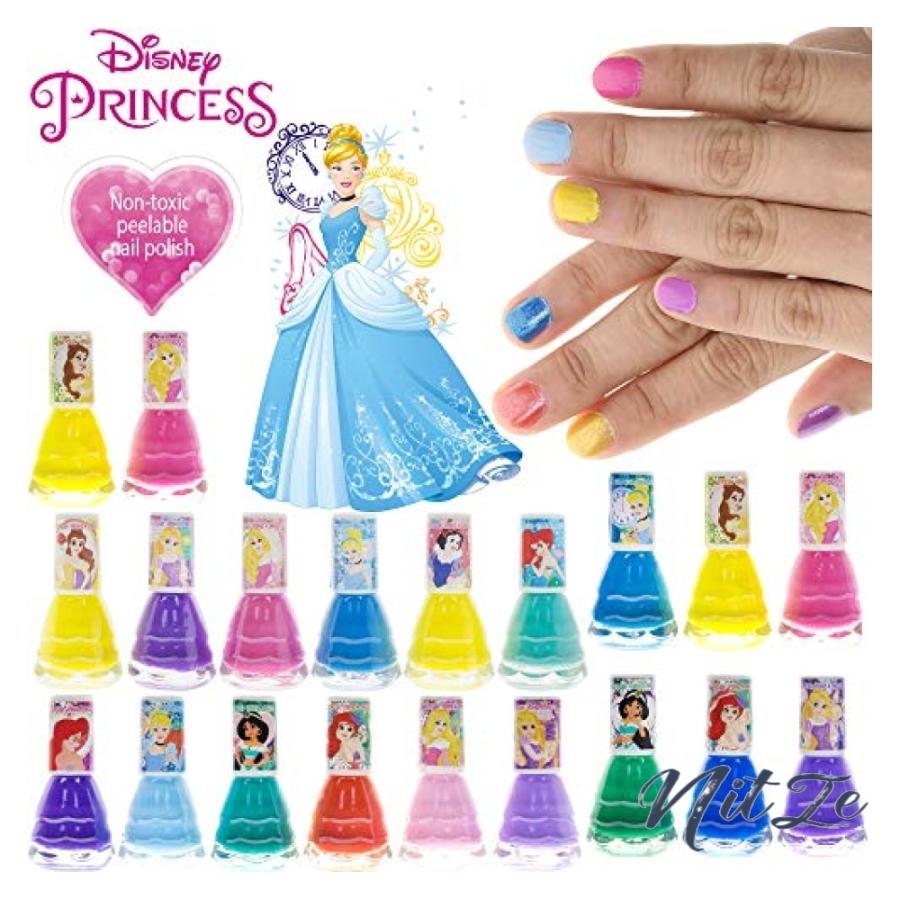 ディズニー プリンセス はがせるマニキュア 子供用マニキュア18本セット お城のギフトbox 並行輸入品 Tmw Nitze 通販 Yahoo ショッピング