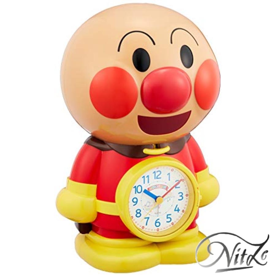 高い素材 おじゃべり おもしろ アナログ キャラクター 目覚まし時計 アンパンマン それいけ 音声 4se552 リズム Rhythm 茶 3d 目覚まし時計 Library Isti Cnr It