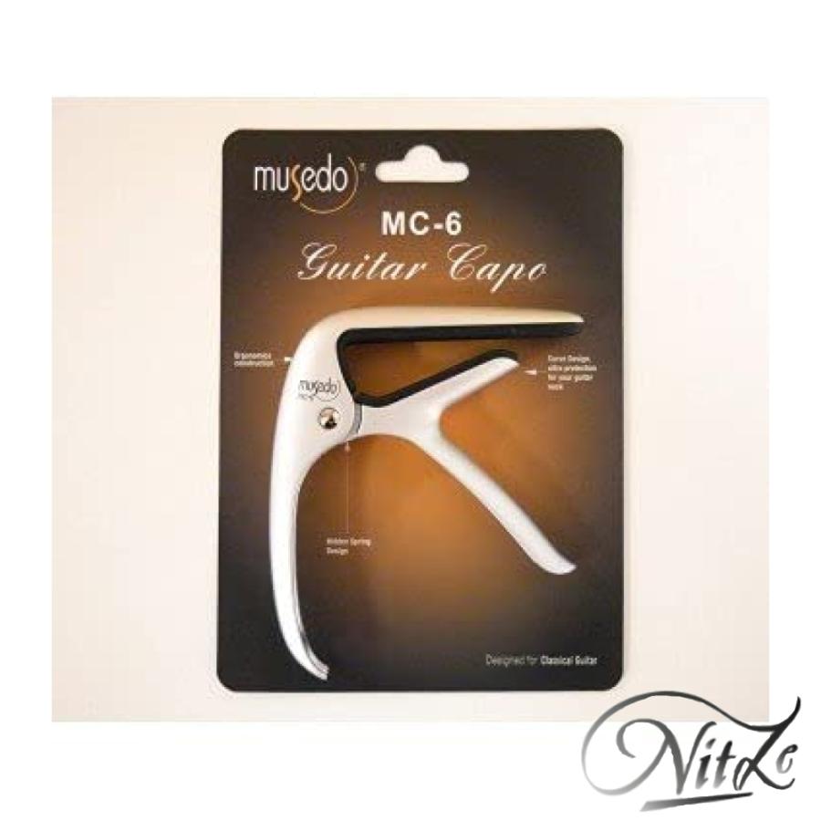 冬バーゲン ギター ベース用パーツ アクセサリー Musedo カポタスト クラシックギター用 超軽量 シルバー Mc 6 Www Threeriversofs Com