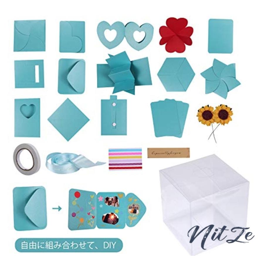 サプライズボックス かわいいブルーボックス クリスマスギフト 爆発ボックス Diy手作りボックス 彼女 彼氏誕生 Wss 66f4cp79kpg6 Nitze 通販 Yahoo ショッピング