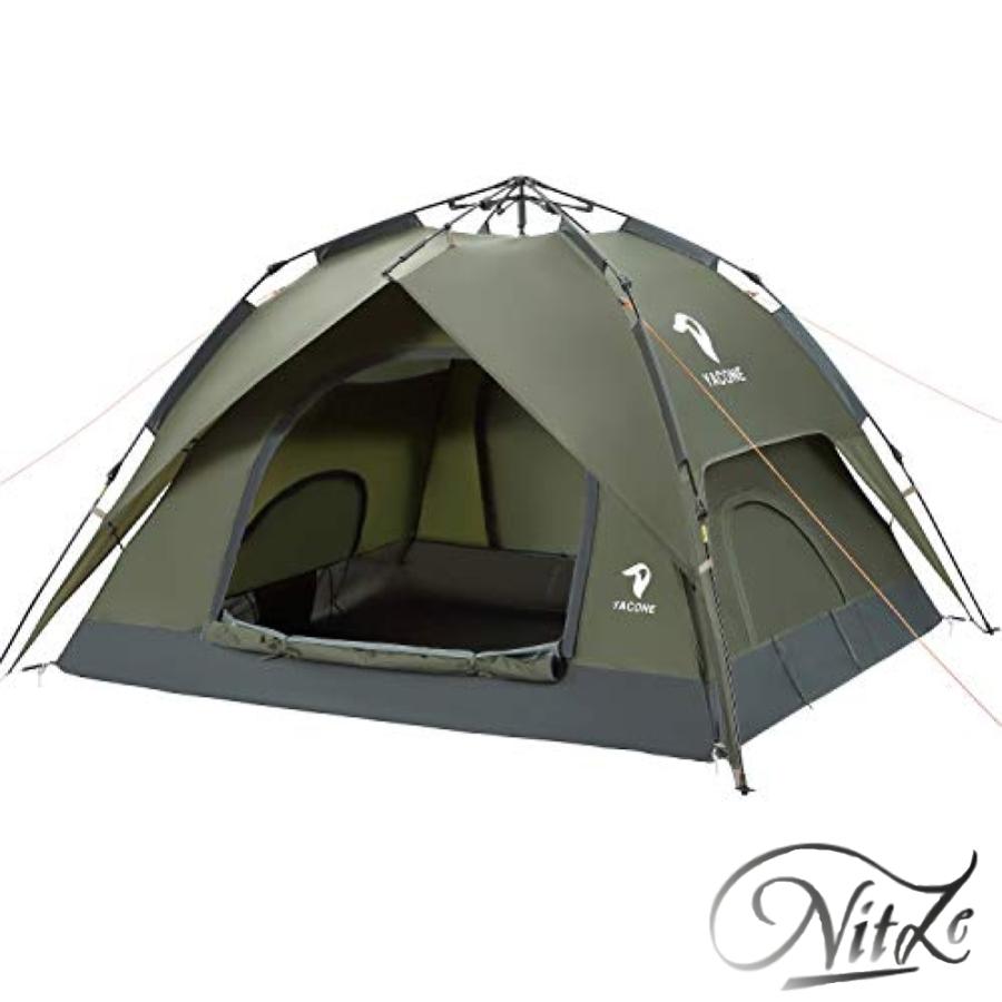 ☆ワンタッチテント テント 3～4人用 2WAY テント 設営簡単 【公式通販】