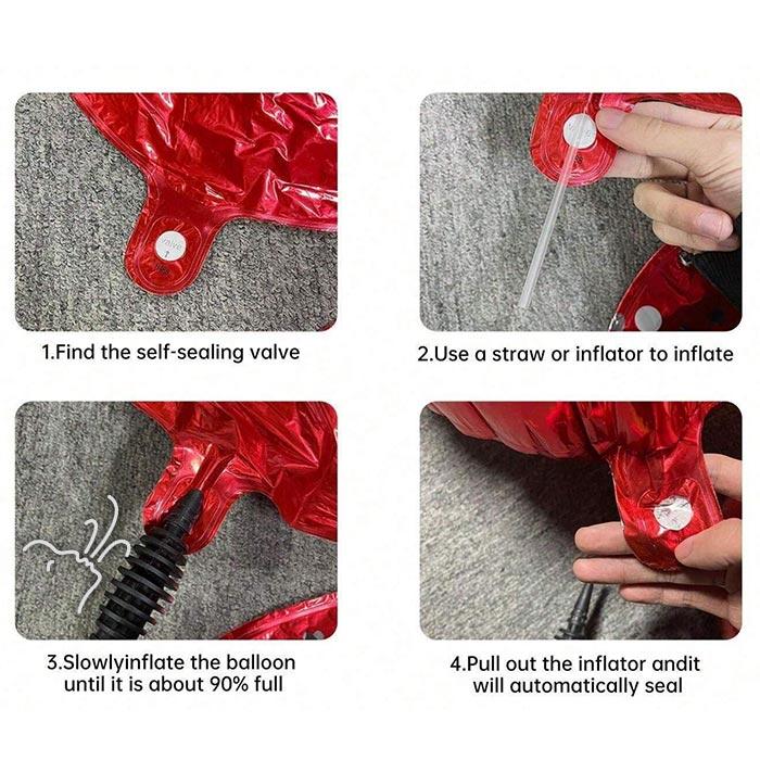 クリスマス飾り バルーン サンタクロース スケート 店舗 風船