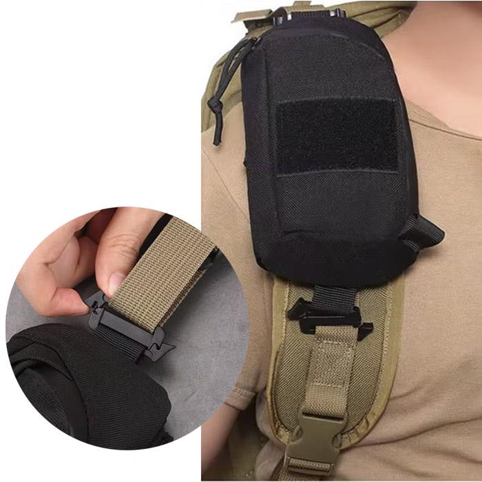 ユーティリティポーチ ミリタリーマルチポーチ ファスナー開閉