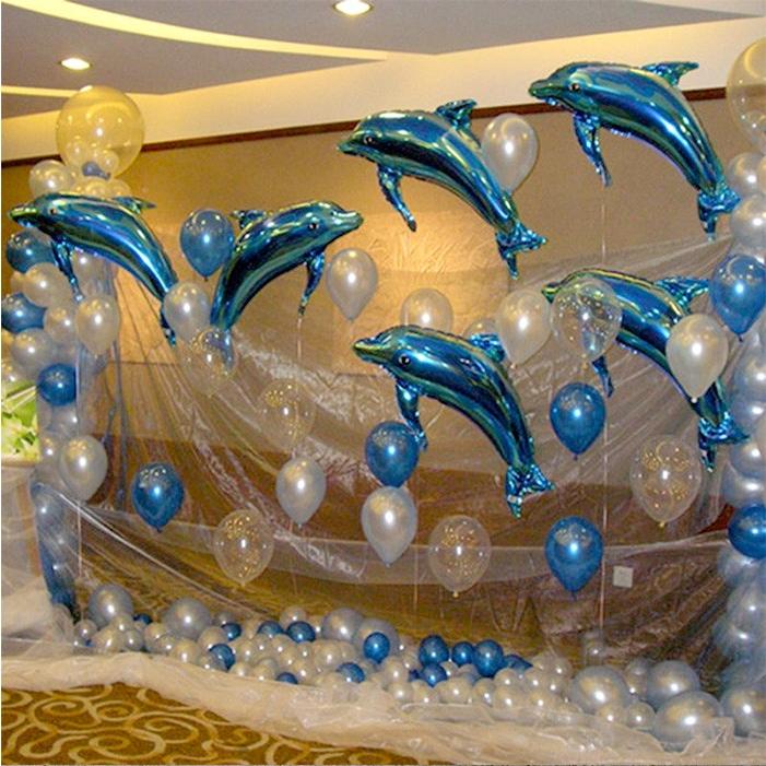 イルカ バルーン 風船 ドルフィン ばら売り 誕生日 お祝い
