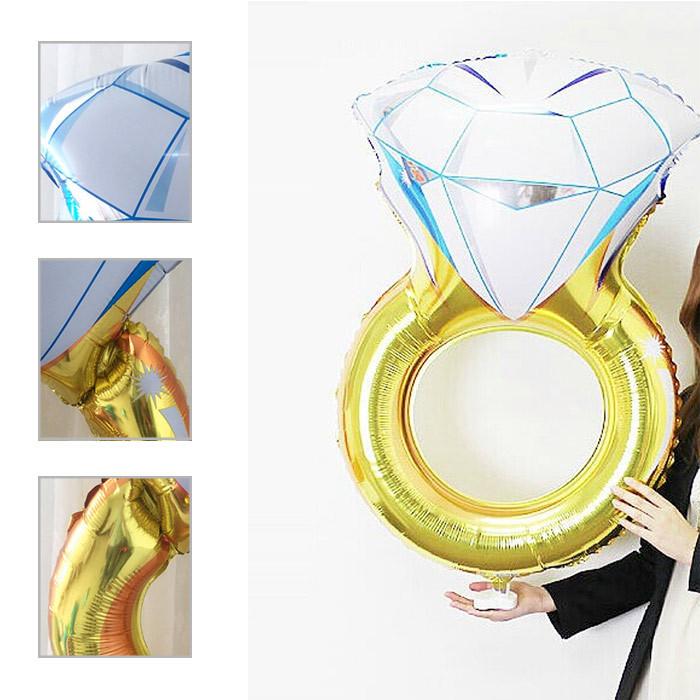 バルーン 風船 単品 リング型 指輪 ウエディングパーティー 結婚式 お祝い 二次会 デコレーショングッズ フォトプロップス ビッグ風船｜niuniushop｜03