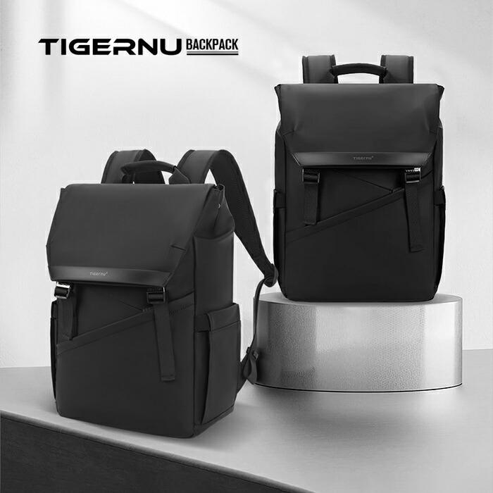Tigernu ビジネスリュック 縦持ち 2way 大容量 バックパック パソコン 
