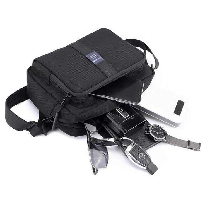TOUGH SLHS チェストバッグ 大容量 軽量 撥水 多機能 ボディバッグ