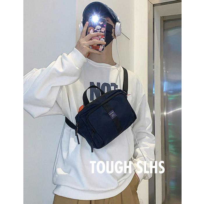 TOUGH SLHS チェストバッグ 大容量 軽量 撥水 多機能 ボディバッグ