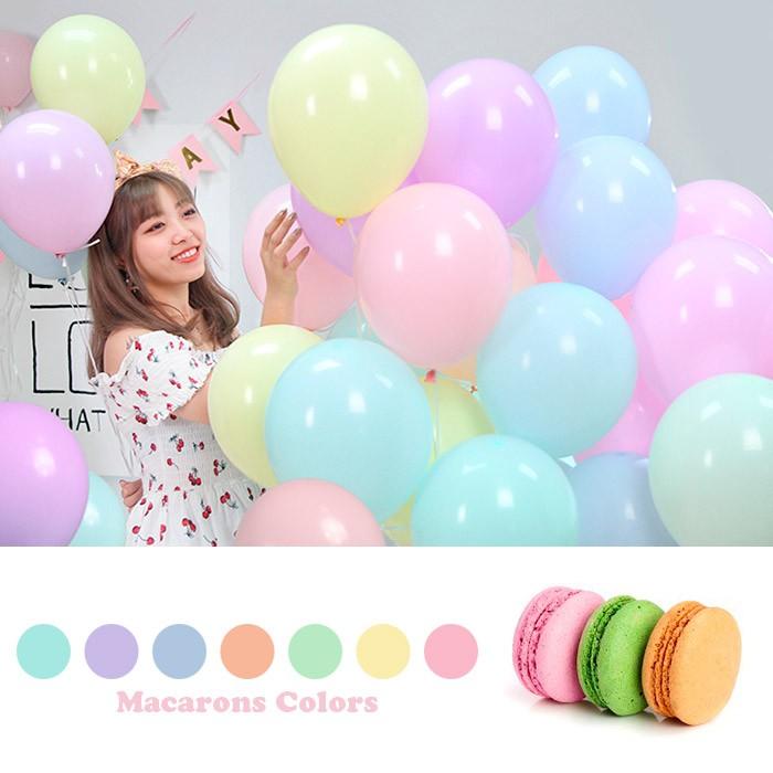 マカロンカラー ゴム風船 10枚セット バルーン 10インチ マット 25ｃｍ ベビーシャワー ウエディング パステルカラー お誕生日 クリスマス ディスプレイ Niuniu 通販 Yahoo ショッピング