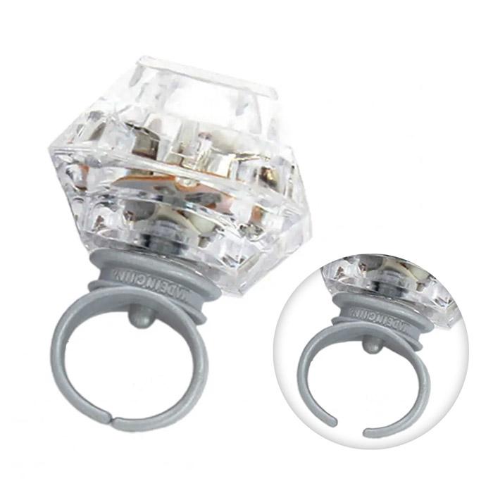 ダイヤモンド型指輪 96個セット 光るおもちゃ LED 景品 発光 お祭り出店 led リング お買い得 縁日 学園祭 リングライト 大人 子供会 夏祭り 雑貨 フェス 納涼祭_8