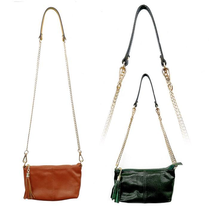 ノベルティ　試着のみ ショルダーバッグ ポシェット チェーンストラップ 本革 ノベルティ 試着のみ ショルダーバッグ ポシェット チェーン