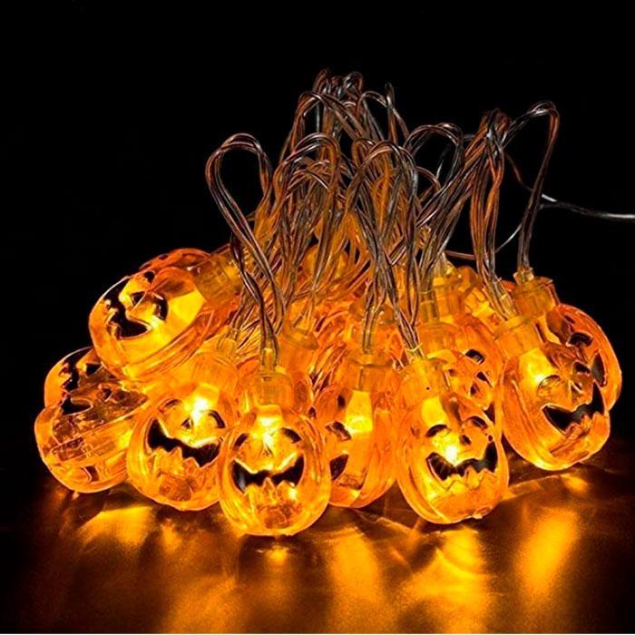 ledガーランド 装飾用 ライト 20球 3m ハロウィン飾り ジャック