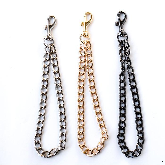 ストラップ チェーン ポーチ バッグアクセサリー 落下防止 金属製
