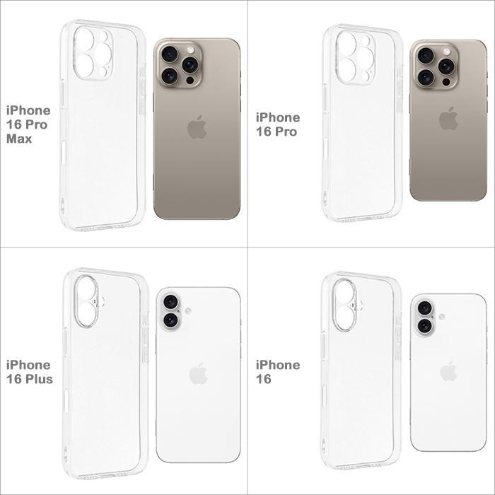 iPhone16 iPhone16ProMax 背面型 透明 クリアケース iPhone16 iPhone16ProMax 背面型 透明 クリアケース