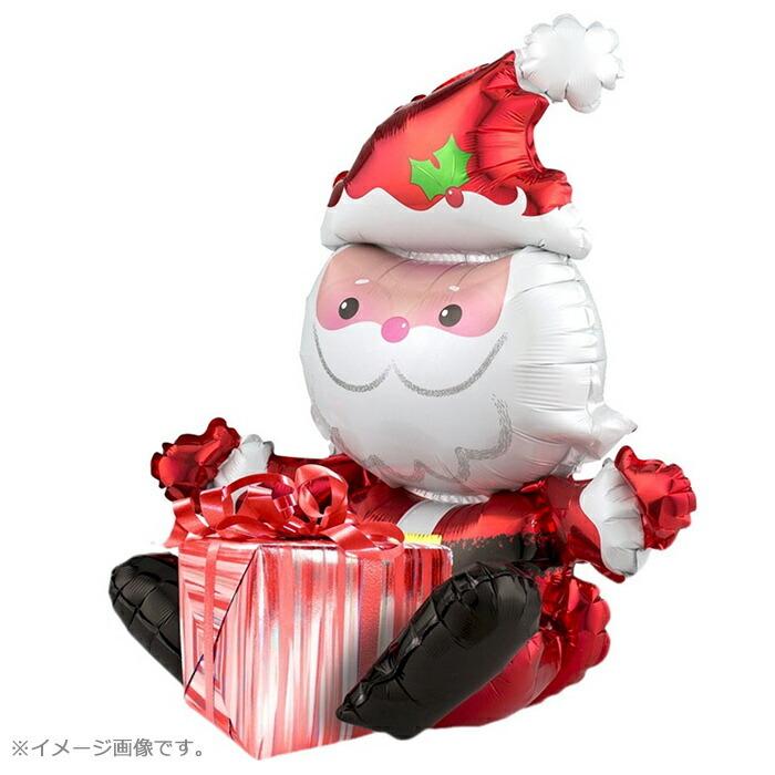 3D サンタクロース バルーン お座り サンタさん 立体 組み立て式 風船
