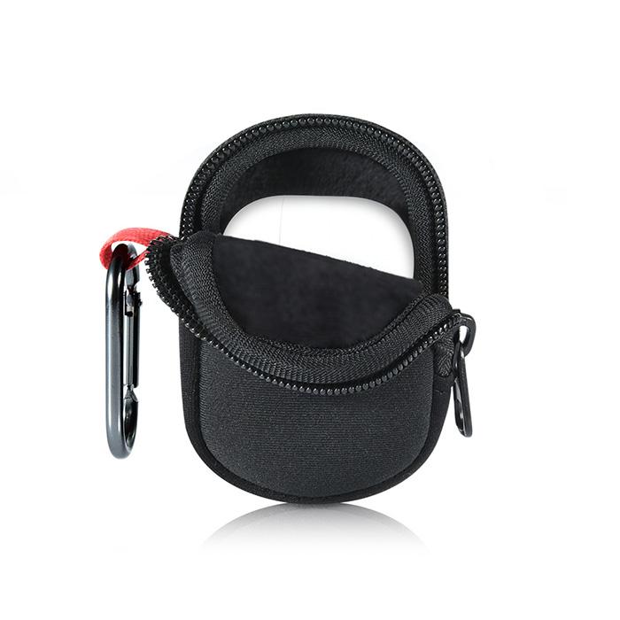 イヤホンケース AirPods 3 ケース カラビナ付き ブラック AirPods (第3世代)用カラビナ付きシリコンケース | エレコム