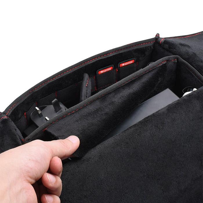 Nintendo Switch 収納バッグ 大容量 ニンテンドースイッチ ゲーム機 充電器 ソフトケース メモリー 収納ボックス コントローラー Joy-Con ジョイコン |  | 06