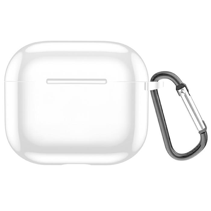 airpods3 ケース 耐衝撃 ワイヤレス充電対応 メタリックカラー TPU