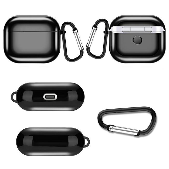 airpods3 ケース 耐衝撃 ワイヤレス充電対応 メタリックカラー TPU