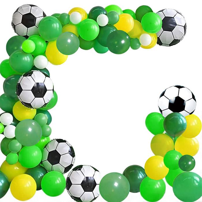 82個セット バルーンアーチ キット サッカーボールバルーン 誕生日