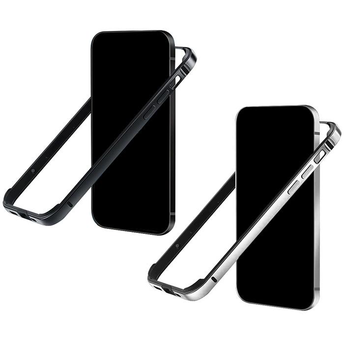 iPhone16 Pro ケース アルミバンパー フレームカバー ストラップホール