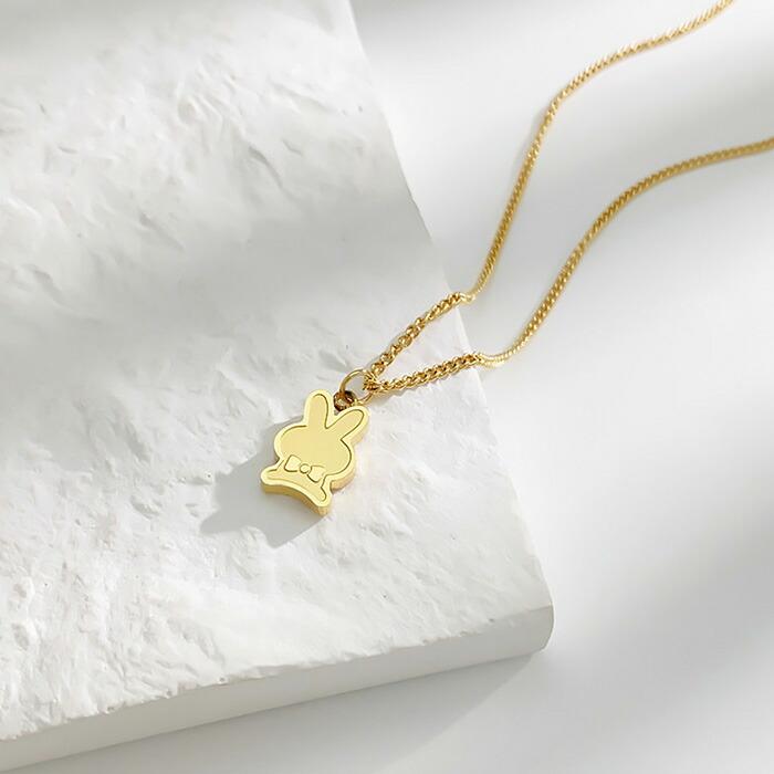 ネックレス うさぎ 卯年 ペンダント 小ぶり プレゼント ギフト 上品