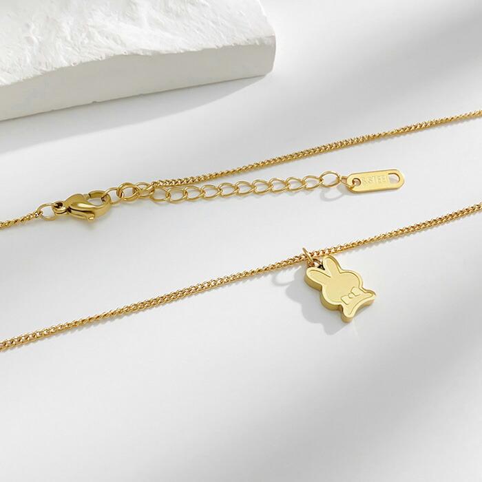 ネックレス うさぎ 卯年 ペンダント 小ぶり プレゼント ギフト 上品